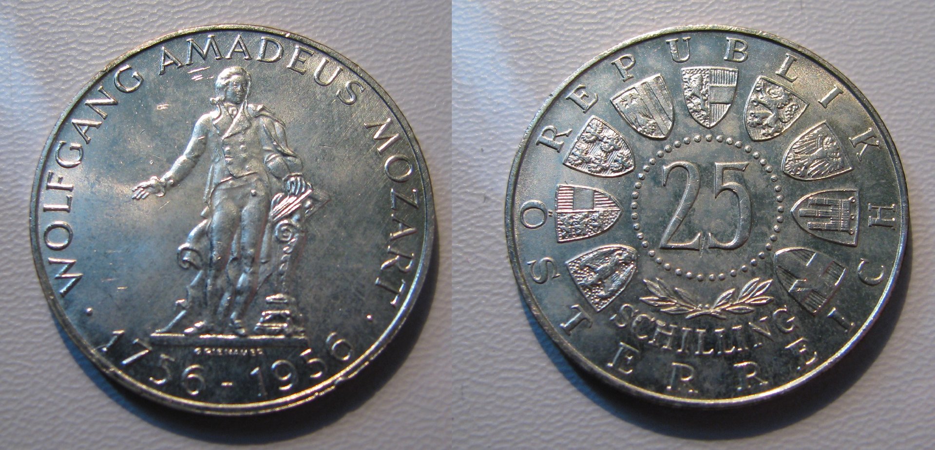 1956 Austria 25 Schilling.jpg