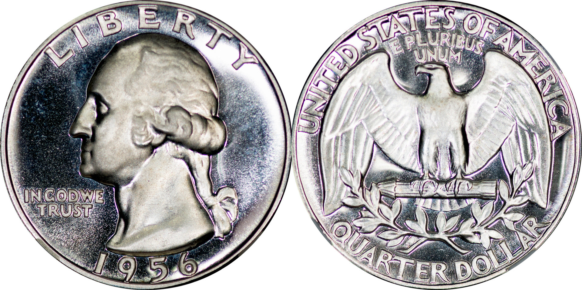 1956 Proof Washington Quarter NGC PF68StarCAM.jpg