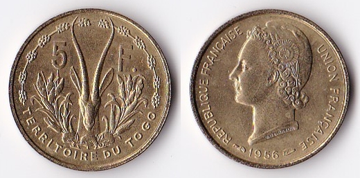1956 togo 5 francs.jpg