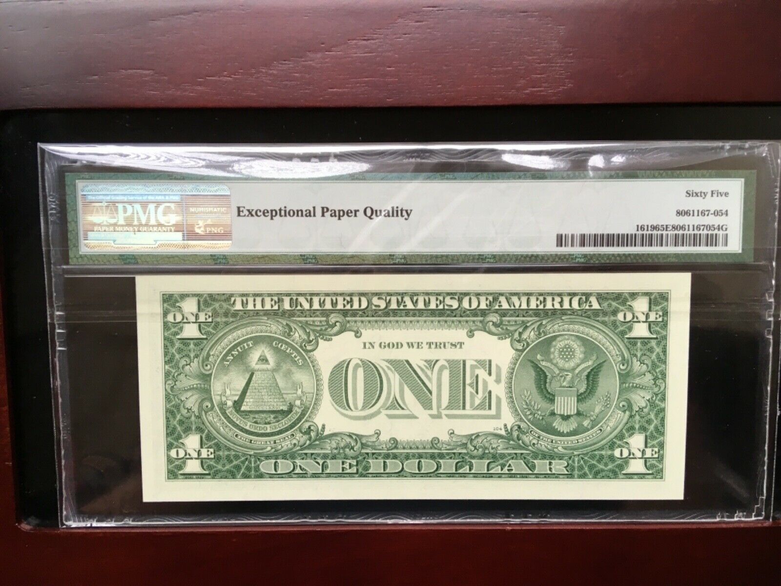 1957 $1 SC FR #1619 PMG 65 back.jpg