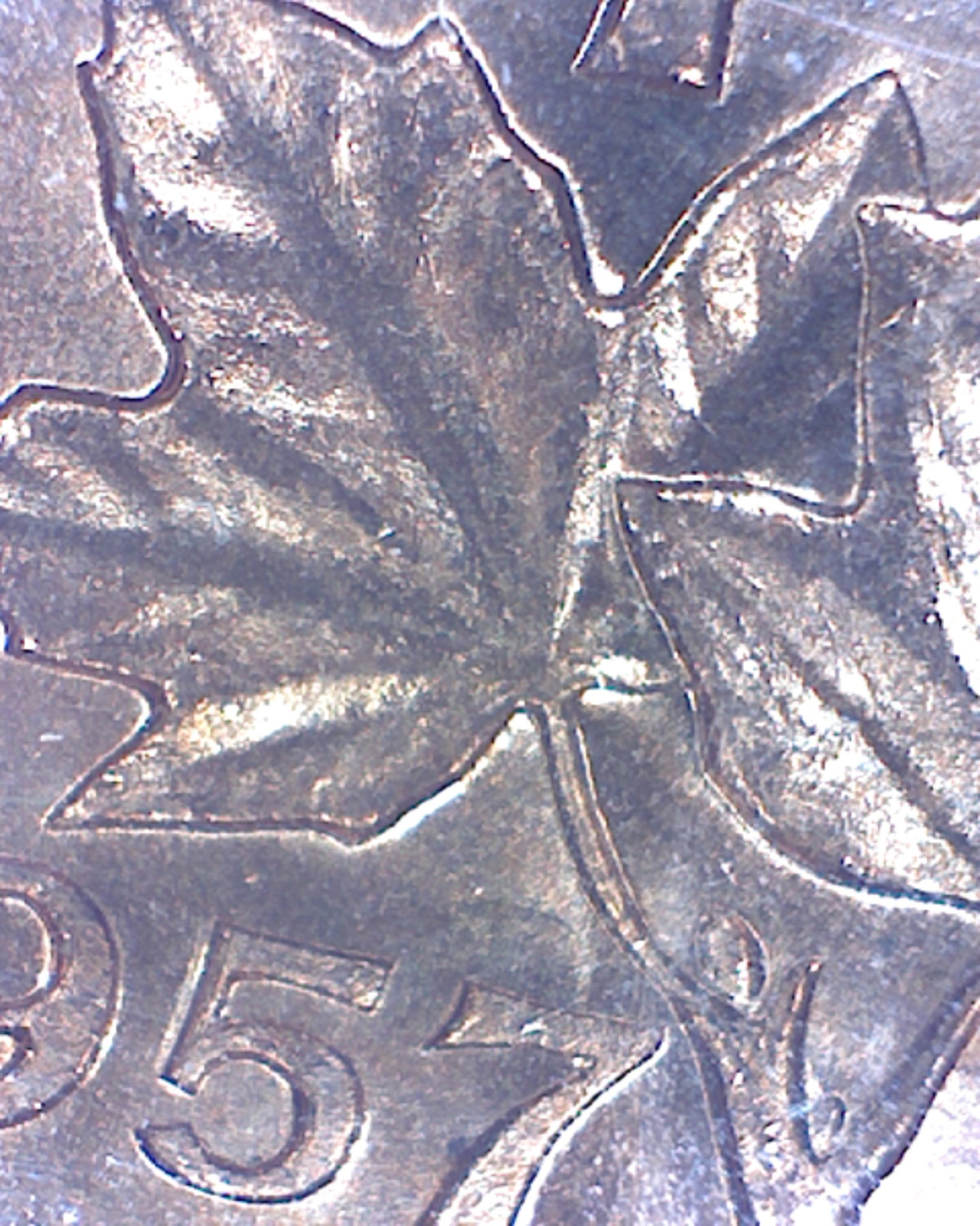 1957 Canada Cent Hanging 7 close.jpg