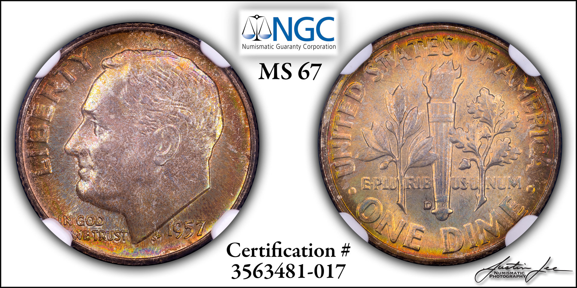 1957 D Roosevelt Dime NGC MS 67.jpg