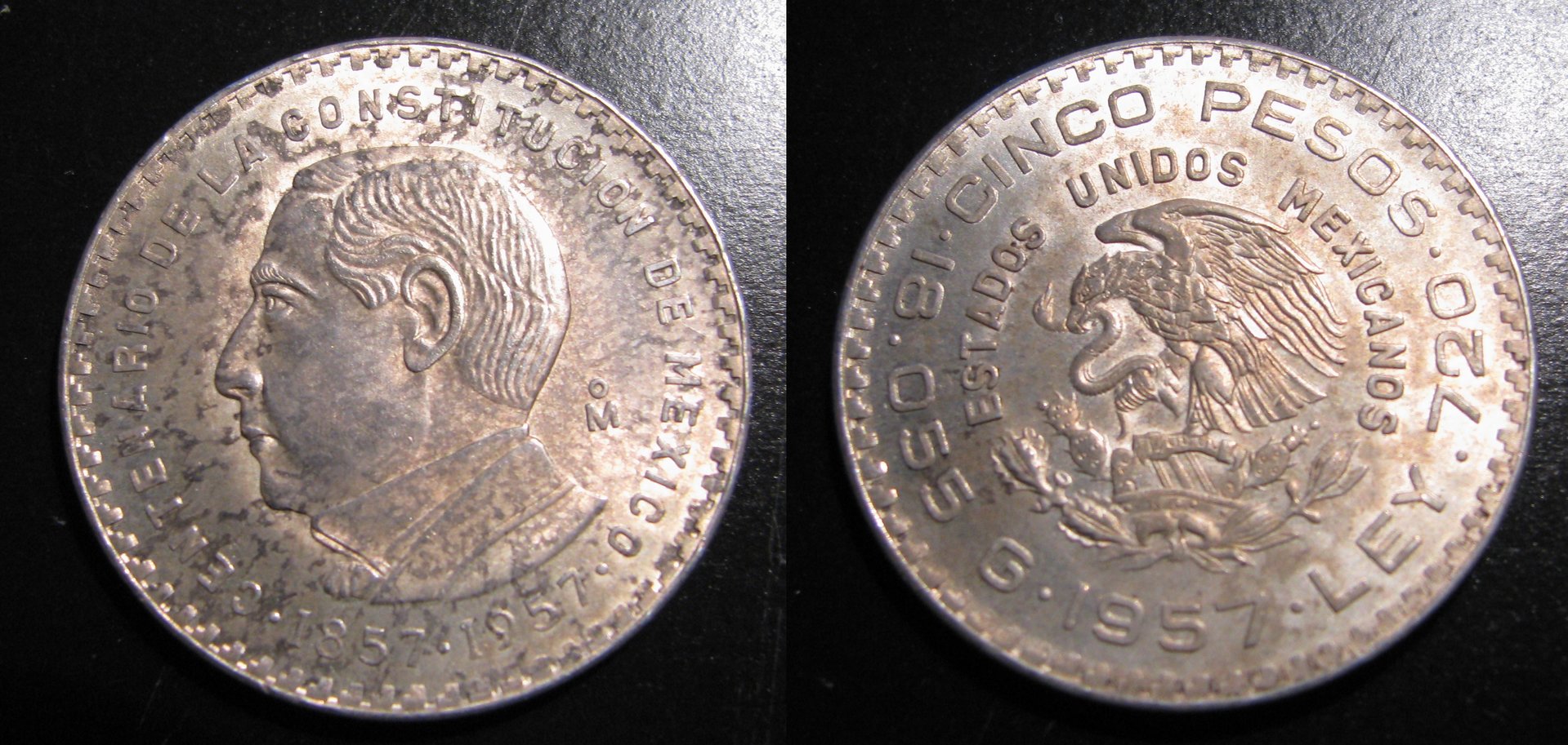 1957 Mexico 5 Pesos.jpg