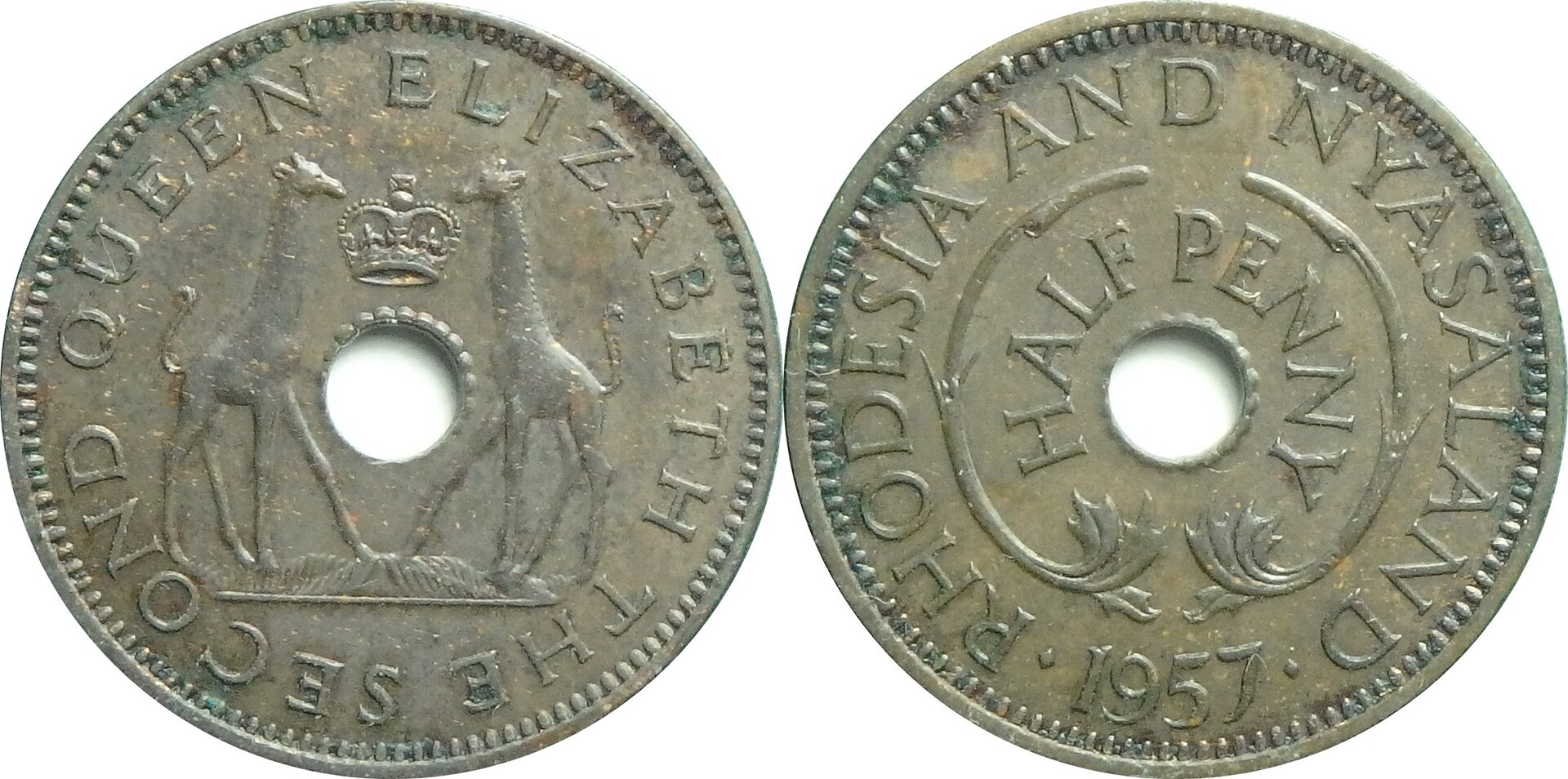 1957 Rhodesia and Nyasaland 1-2 p.jpg