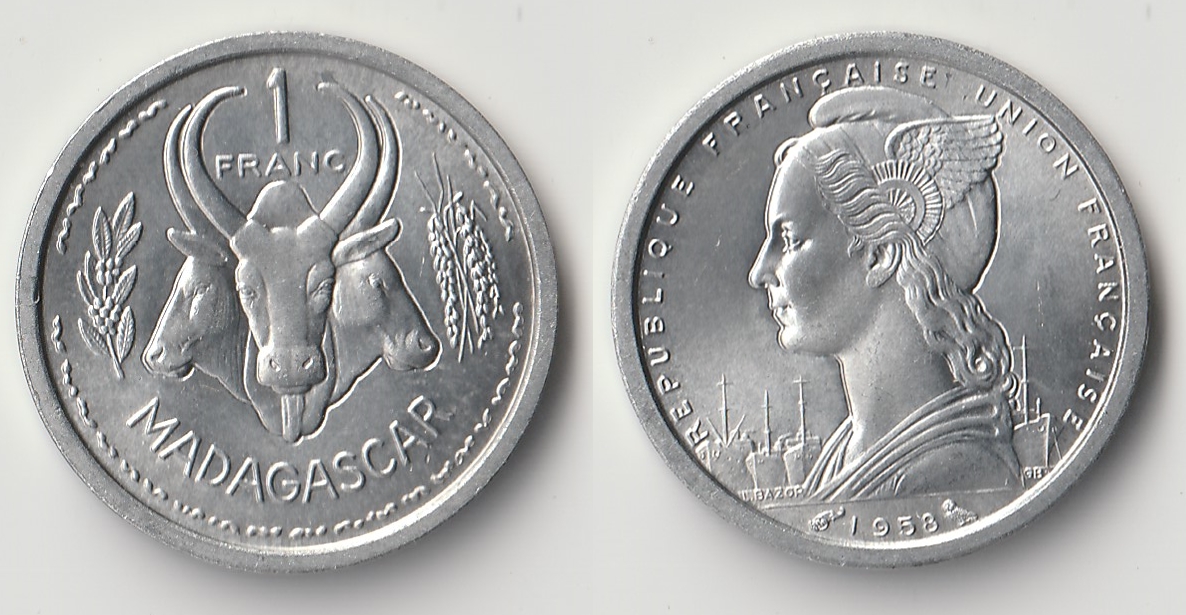 1958 madagascar 1 franc.jpg