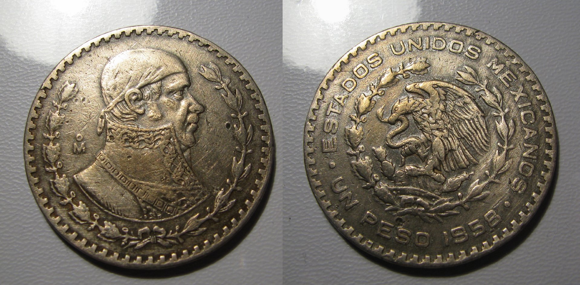 1958 Mexico 1 Peso.jpg