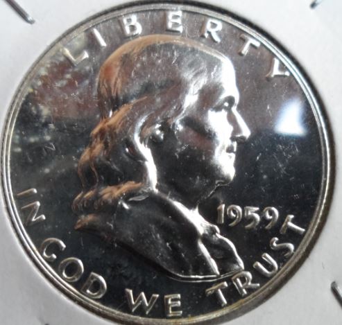 1959 Franklin Silver Half Dollar ObverseSM.JPG