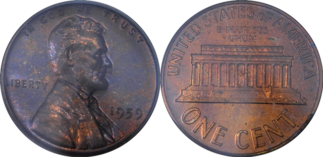 1959 Lincoln PCGS PR63RB Toned Proof.jpg
