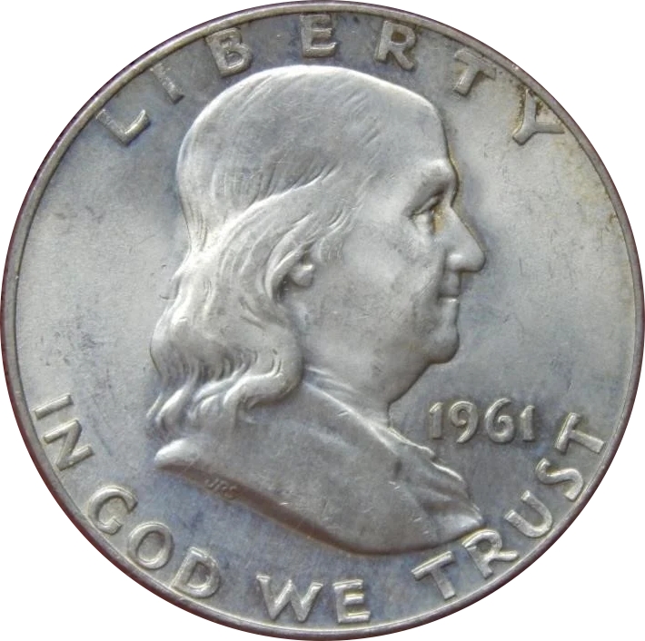 1961 D Franklin Half rpm1 obv.jpg