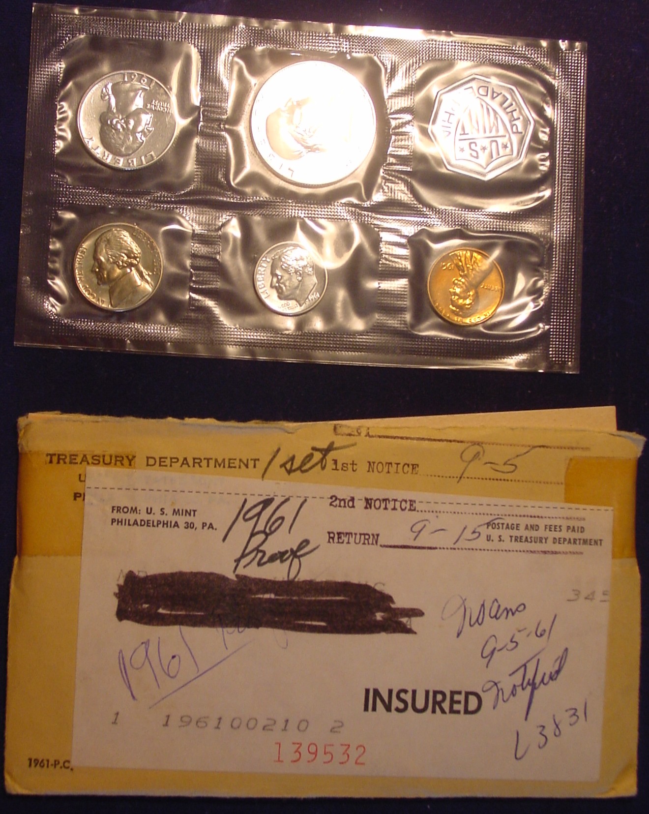 1961 Proof & envelope.jpg