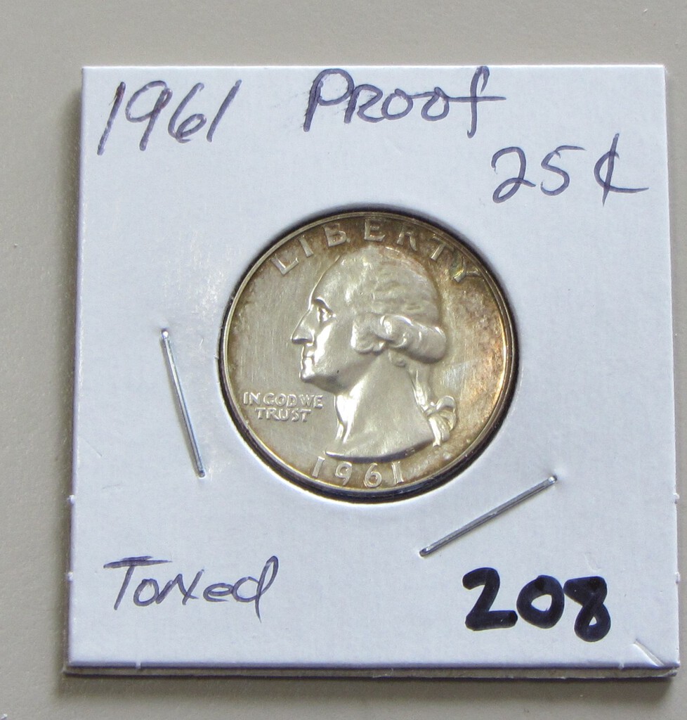 1961 Proof Quarter, Fake?.jpg