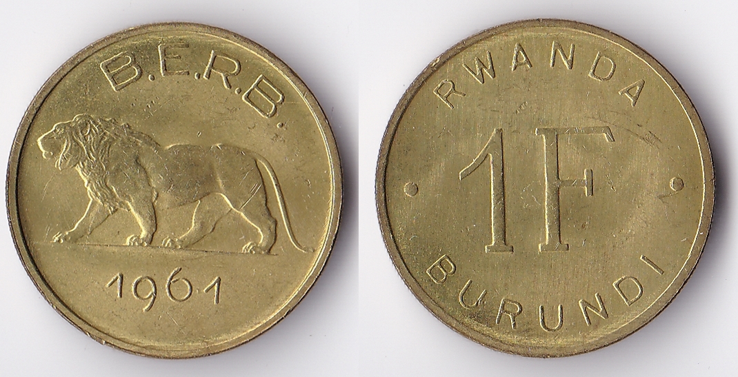 1961 rwanda burundi 1 franc.jpg
