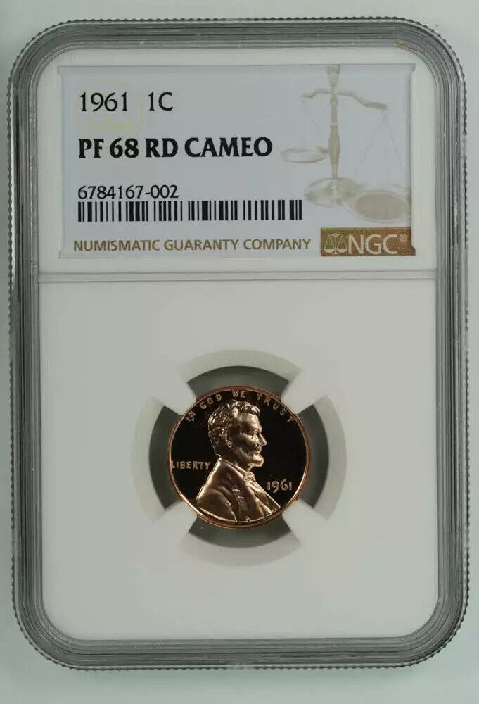 1961P 1C PF68 Cameo NGC 6784167-002 NGC Slab Obverse.jpg