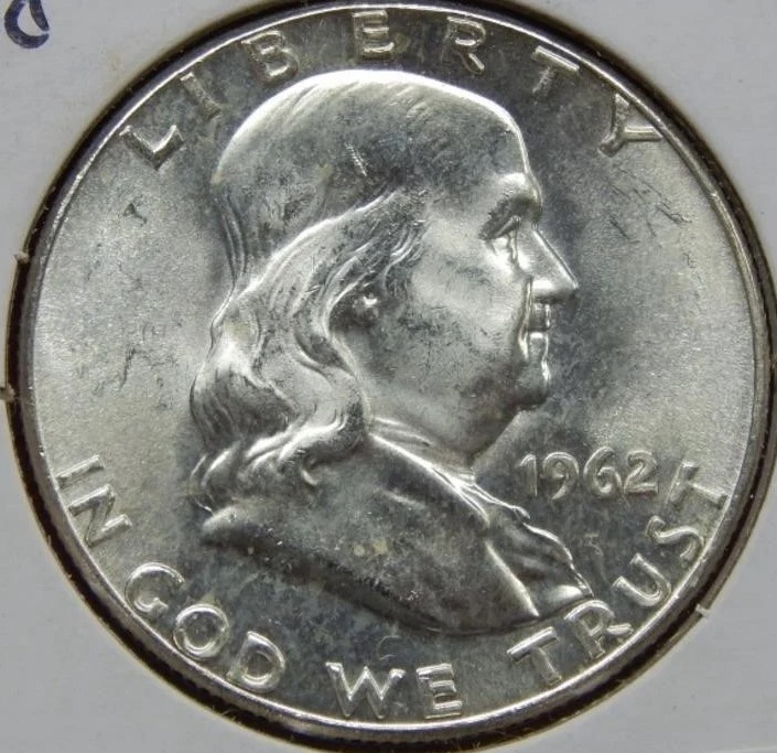 1962 Frankling Half Dollar obv.jpg