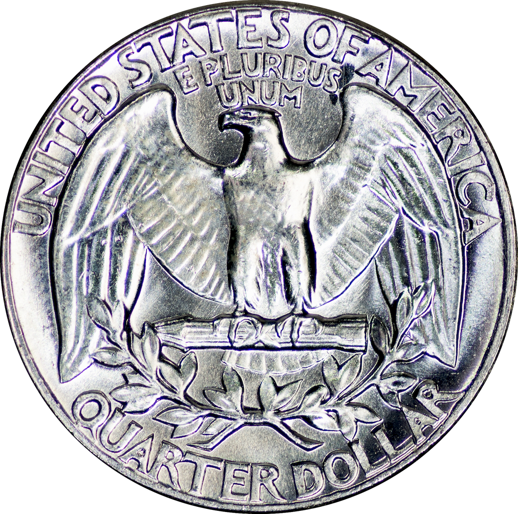 1962 Type B Washington Quarter 2 - Reverse.png