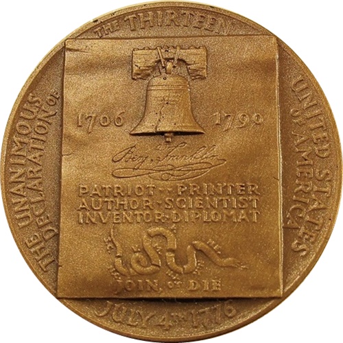 1962BenjaminFranklinMedallicArtCoBronzeREV.jpg