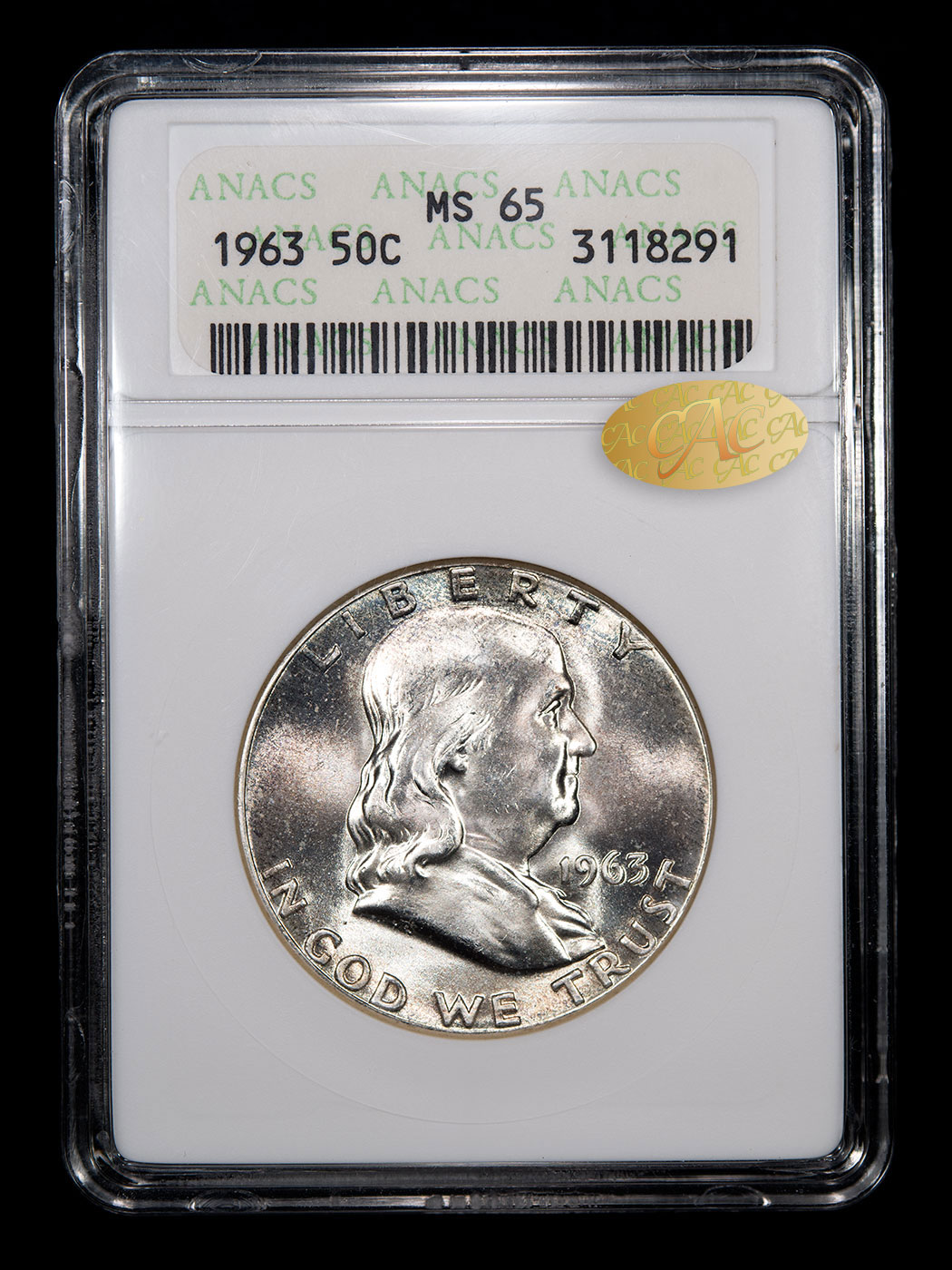 1963-Franklin-Half-Dollar-ANACS-MS65-Slab-gold-CAC-front.jpg