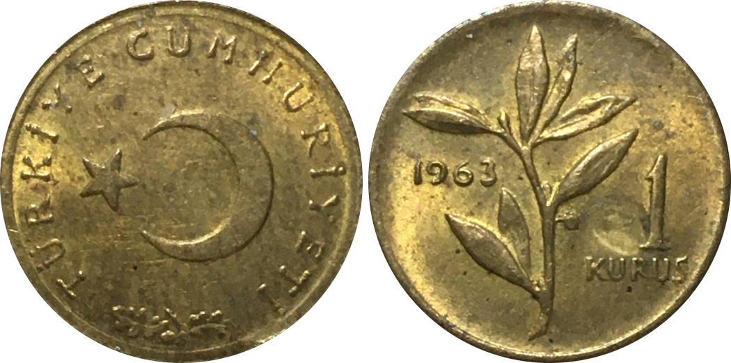 1963 Turkey 1 Kurus.png