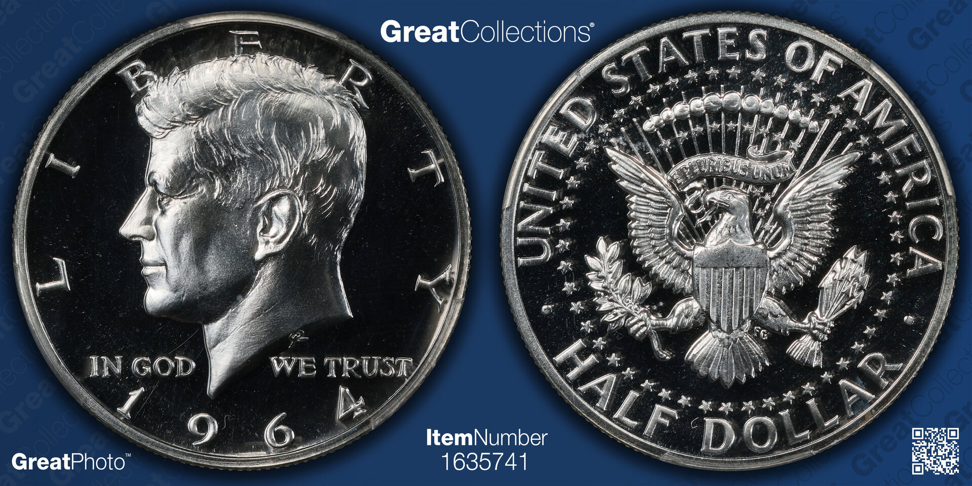 1964 50 HALF DOLLAR - KENNEDY ACCENT HAIR PCGS PF67 45854516 GC GreatPhoto.jpg