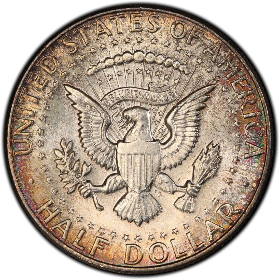 1964 50C HALF DOLLAR - KENNEDY, SILVER PCGS MS65 26308358 Rev Closeup.jpg