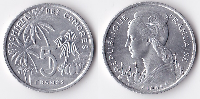 1964 comoros 5 francs.jpg