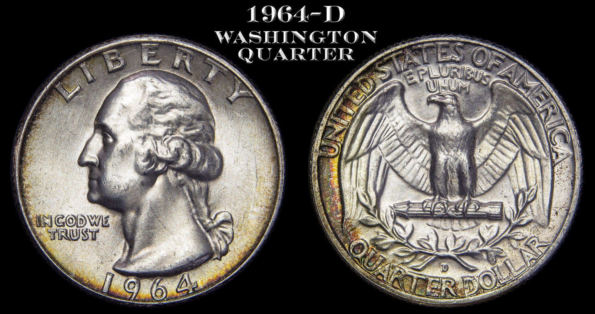1964-D Washington Quarter rainbow toning RPMM.jpg
