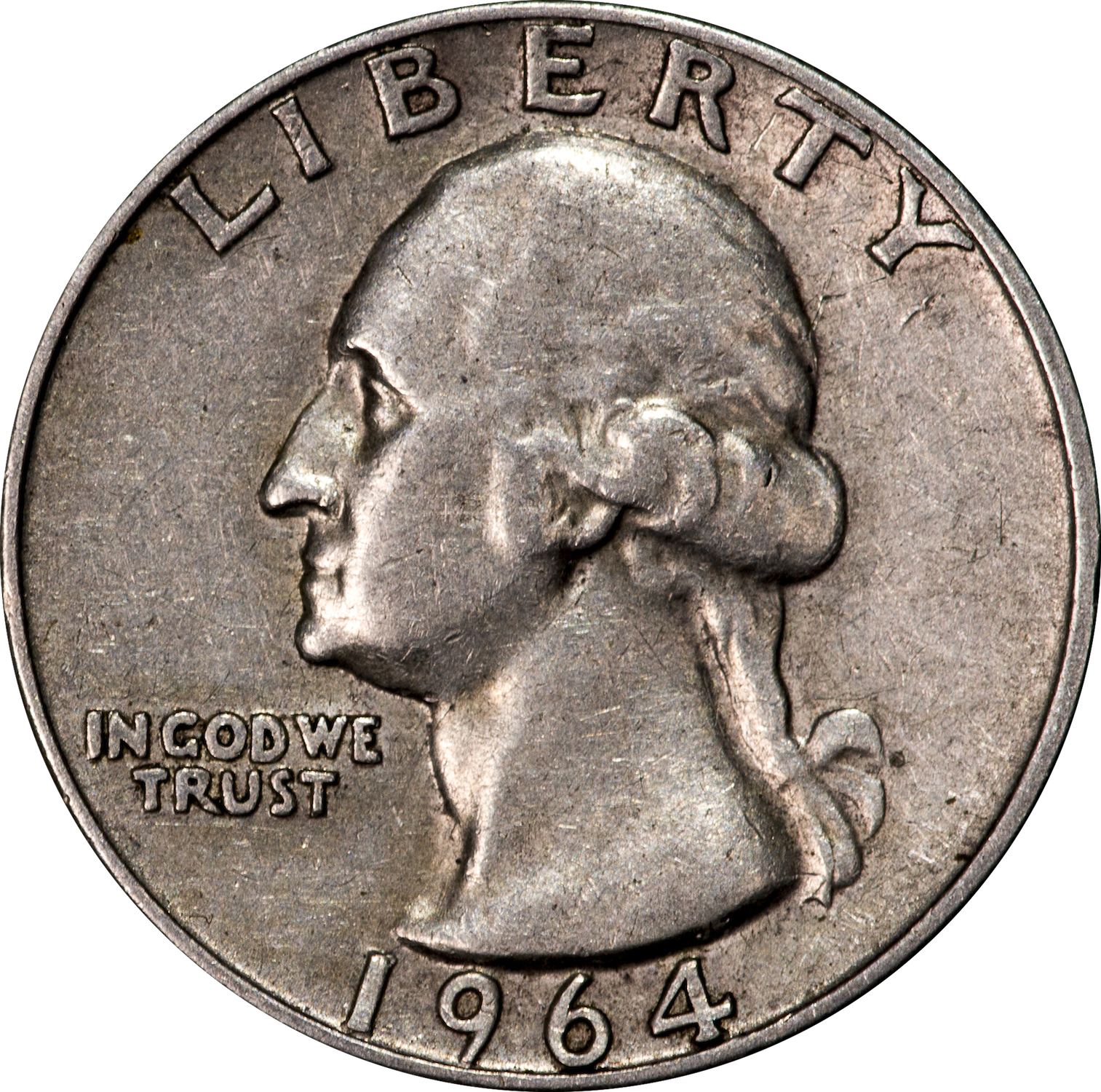 1964 D Washington Quarter Type C - Obverse.png