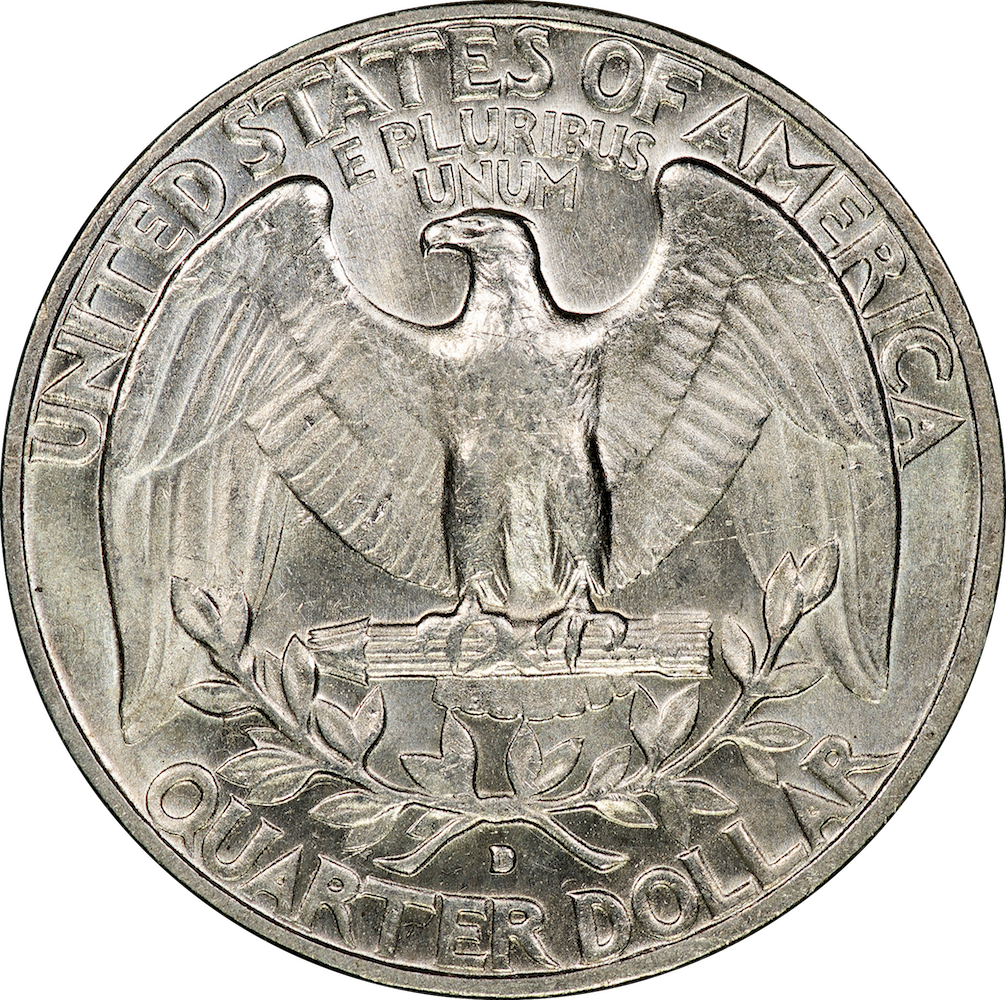 1964 D Washington Quarter Type C Rev 1 - Reverse.png