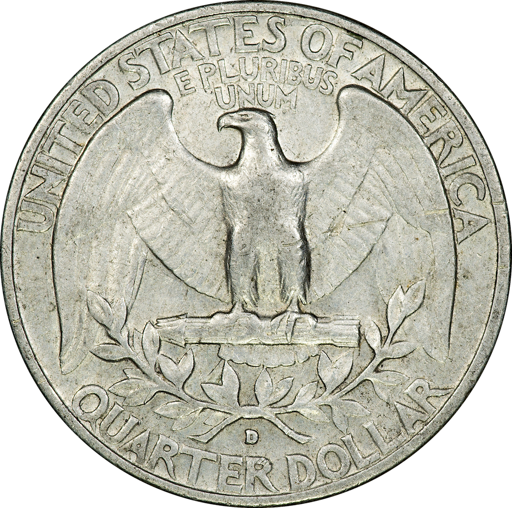 1964 D Washington Quarter Type C Rev 2 - Reverse.png