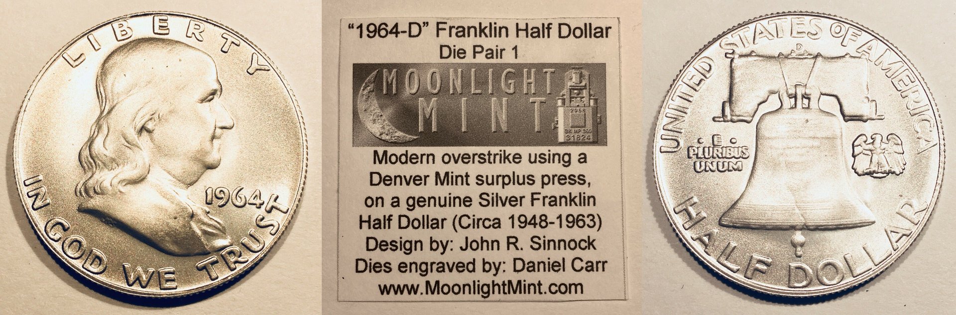 1964 Franklin Half Dollar - Daniel Carr D.jpg