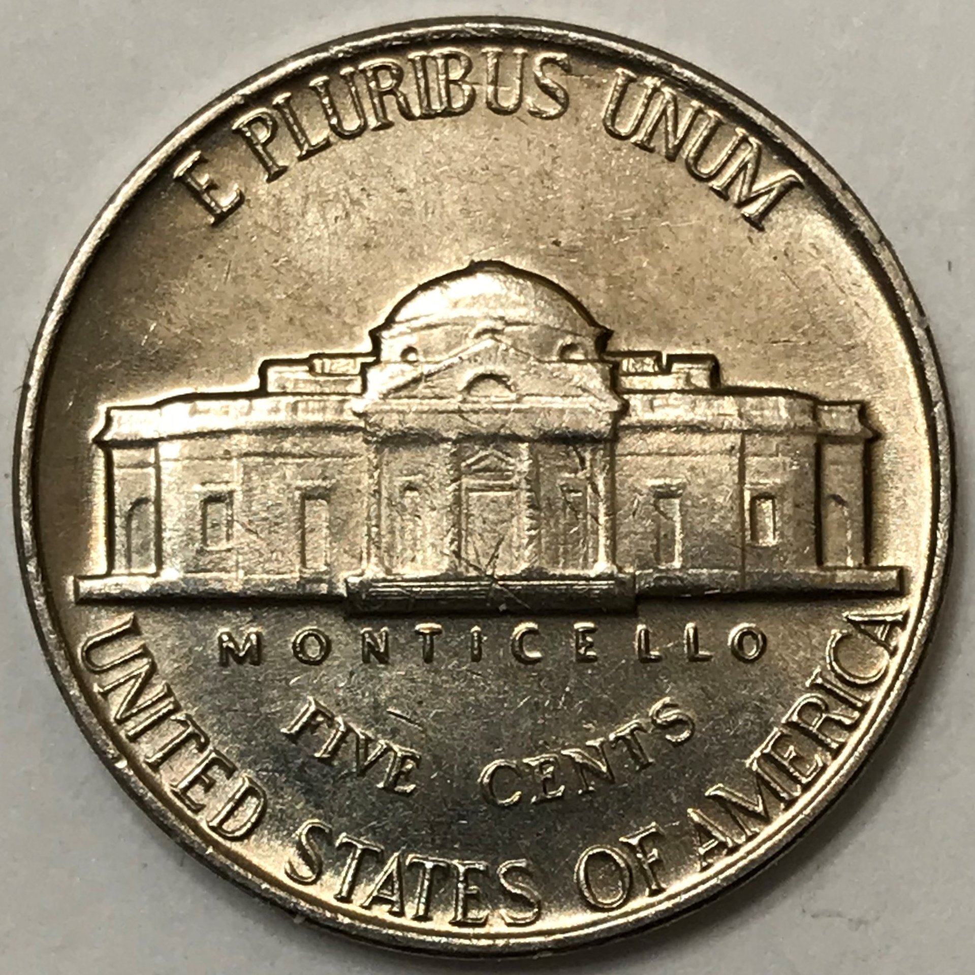 1964 Jefferson Nickel - Rev pocket change.JPG