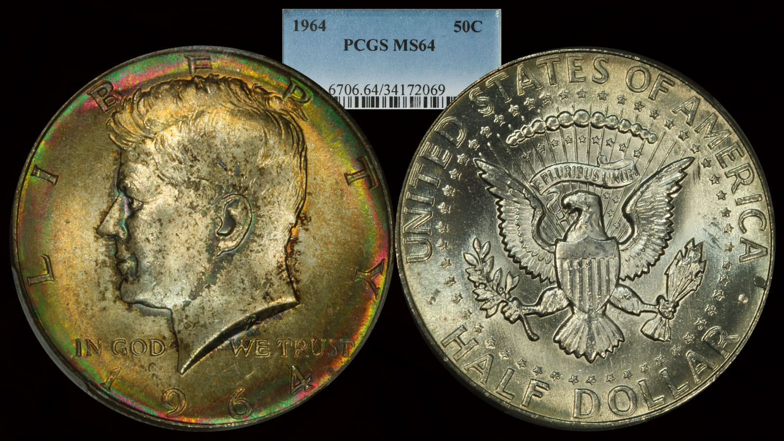 1964 Kennedy PCGS MS64.jpg