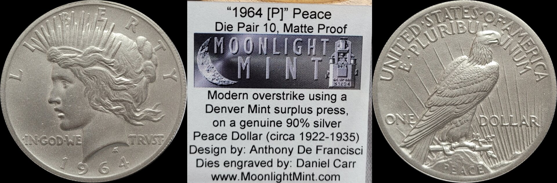 1964 Peace Dollar Matte PR 1-horz.jpg