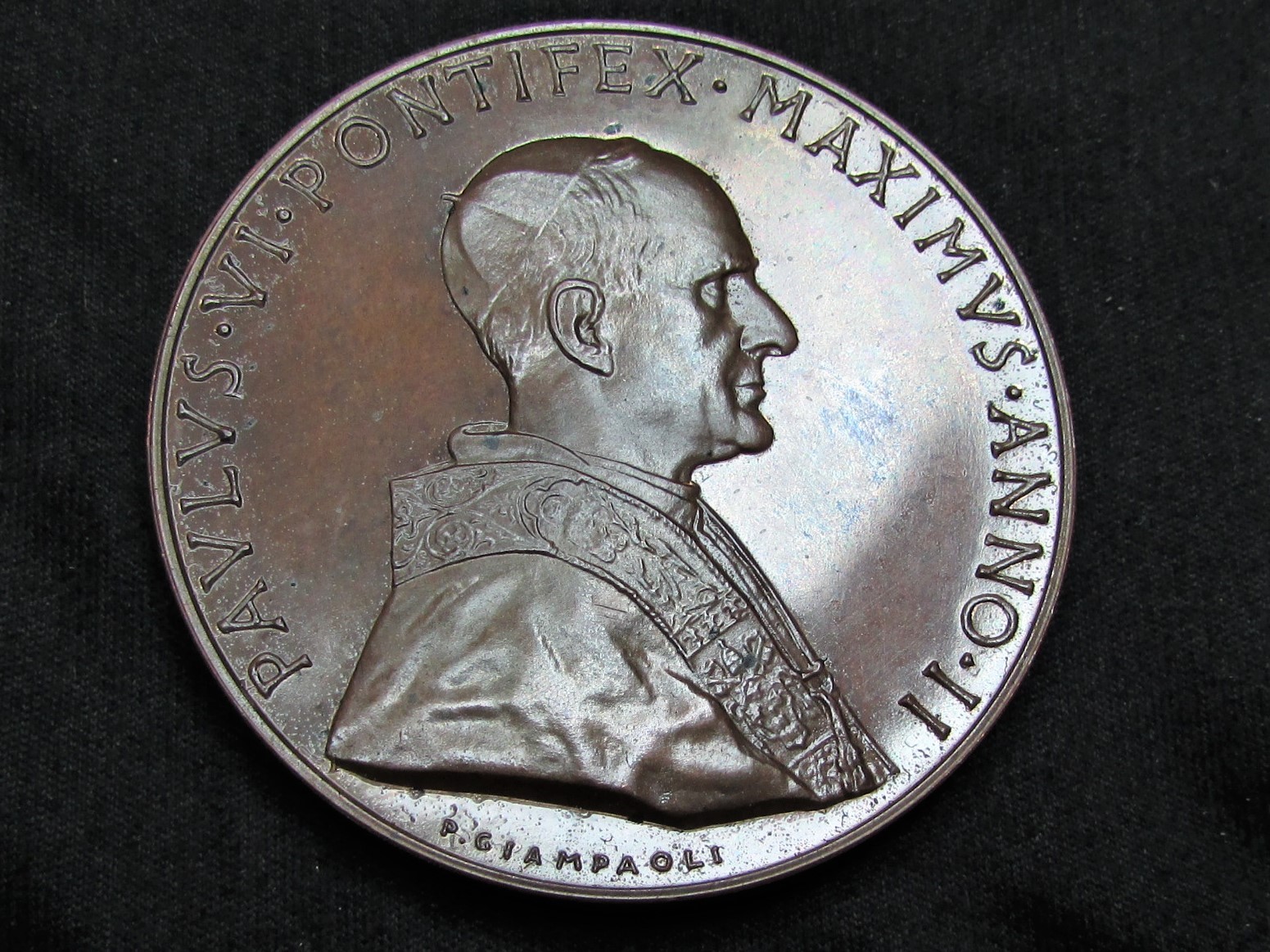 1964 Pope Paul VI - Giampaoli - La Pieta -  obverse.JPG