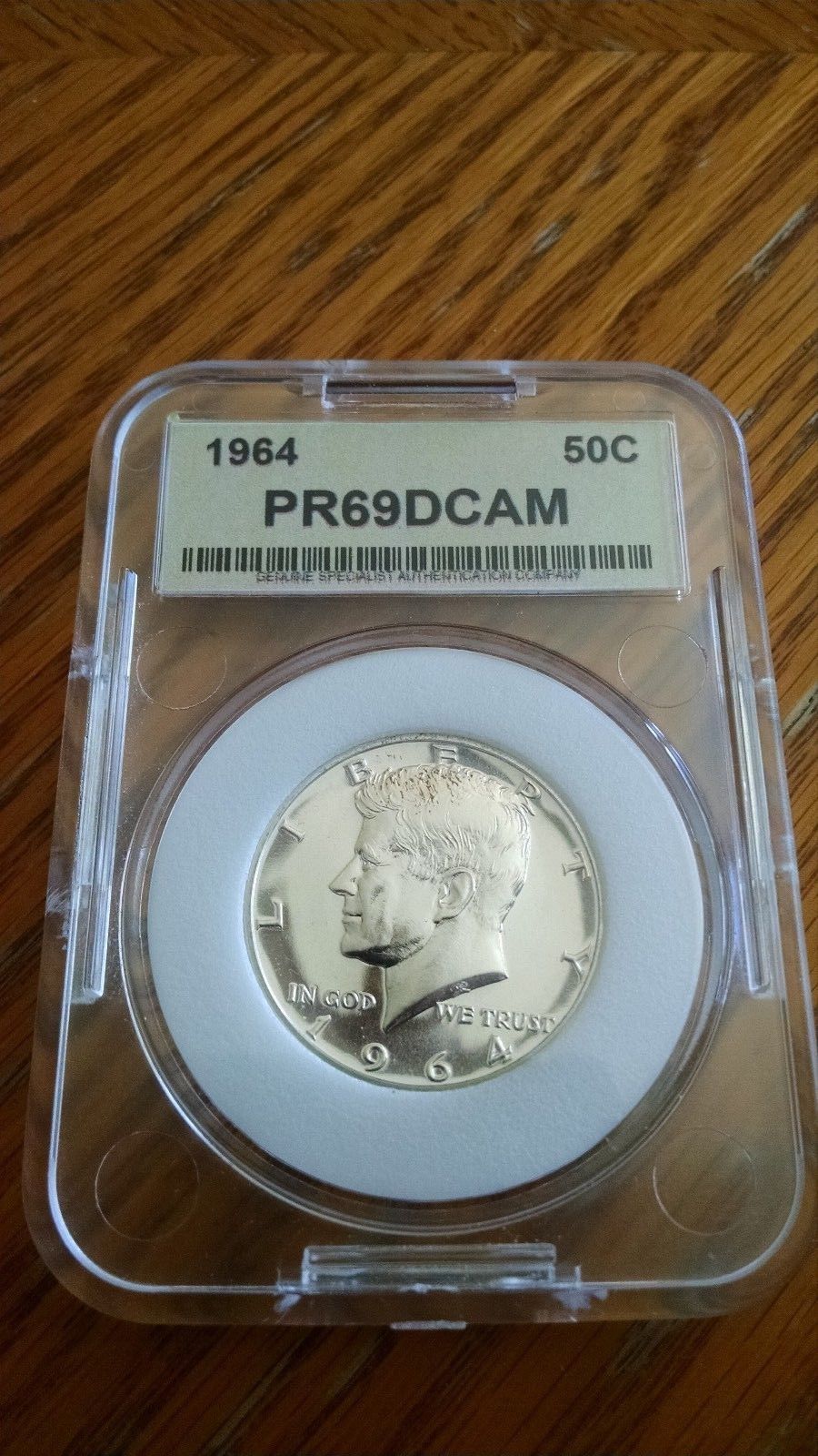 1964 PR69DCAM Kennedy really Accented Hair2.jpg