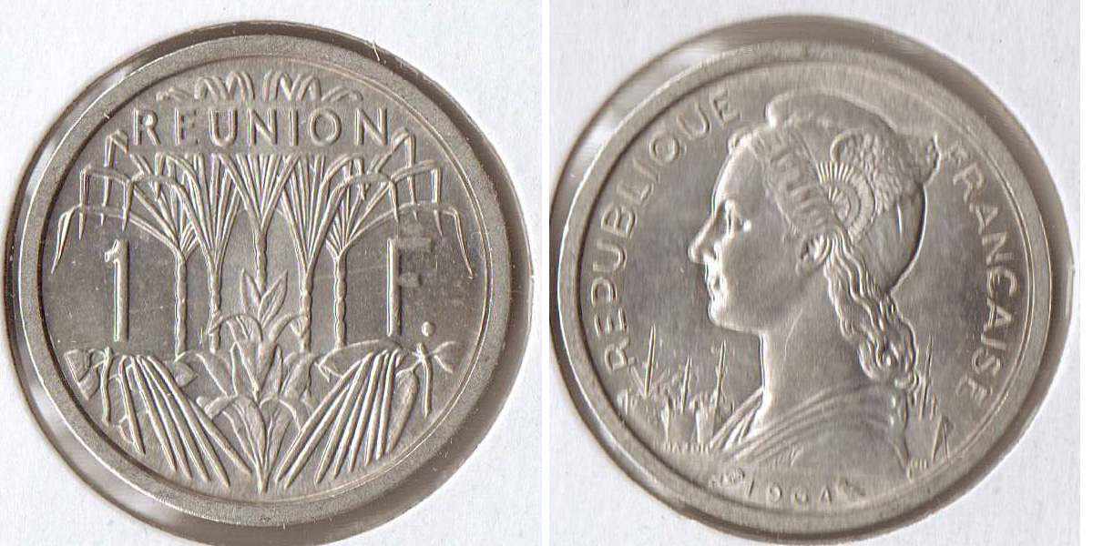 1964 reunion 1 franc.jpg