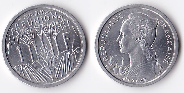 1964 reunion 1 franc.jpg