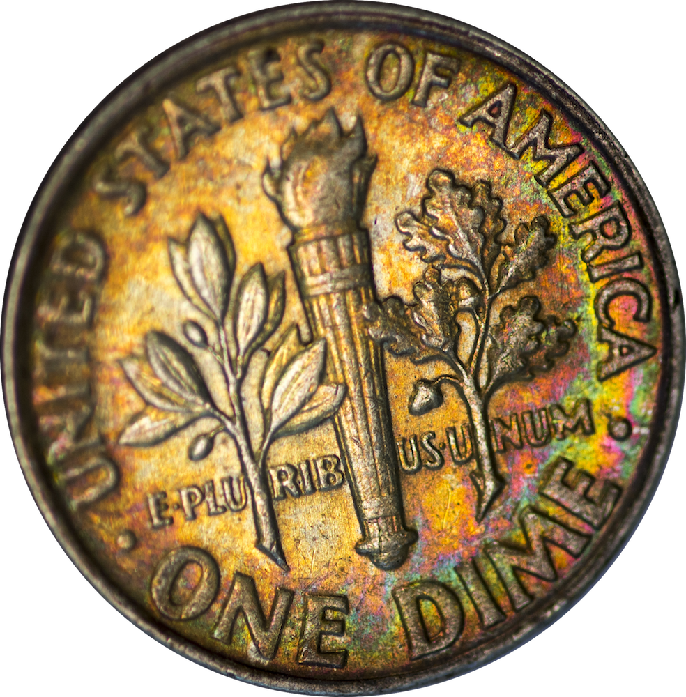 1964 Roosevelt Dime 5 - Reverse 2.png