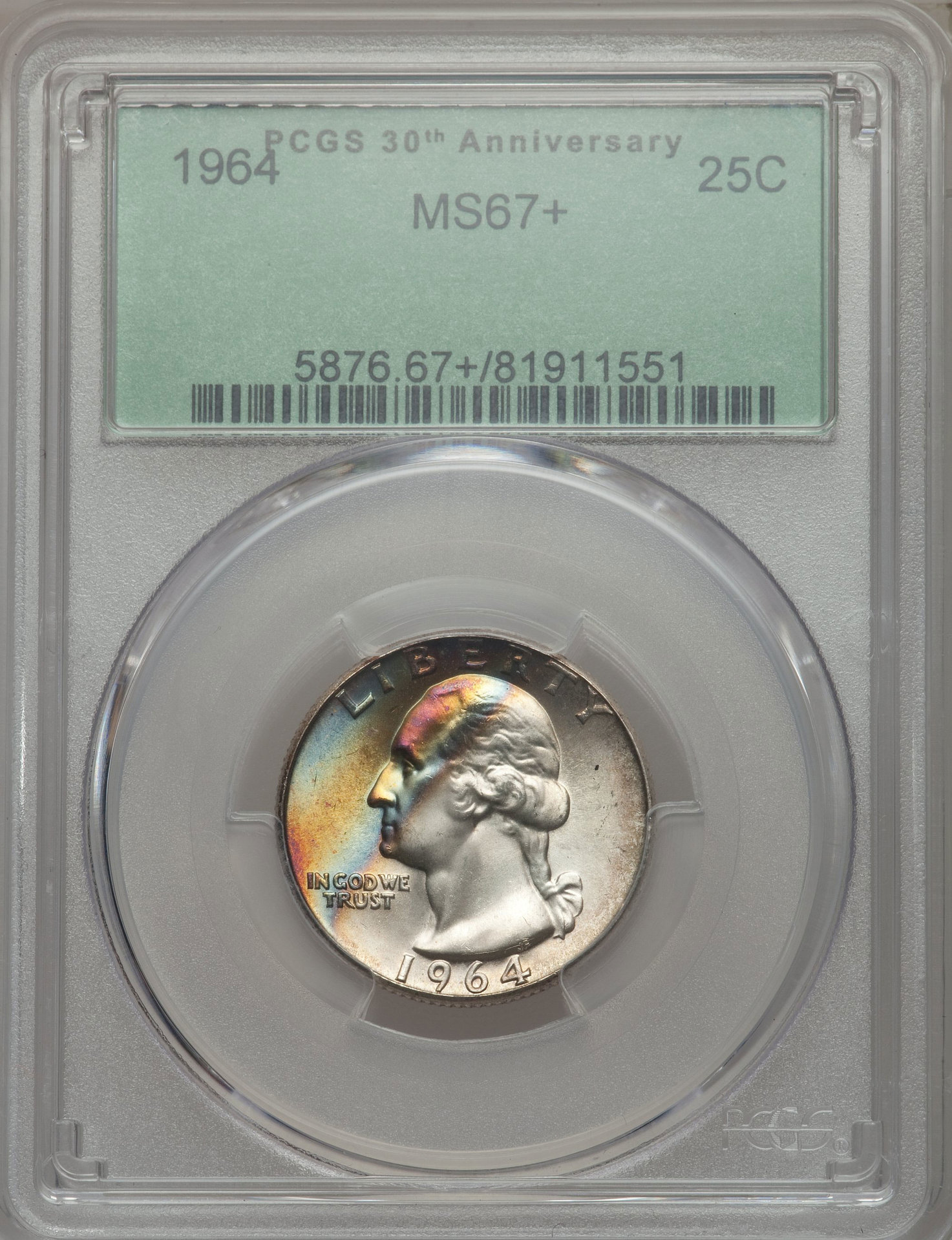 1964-Washington-Quarter-PCGS-MS-67-Slab-Front.jpg