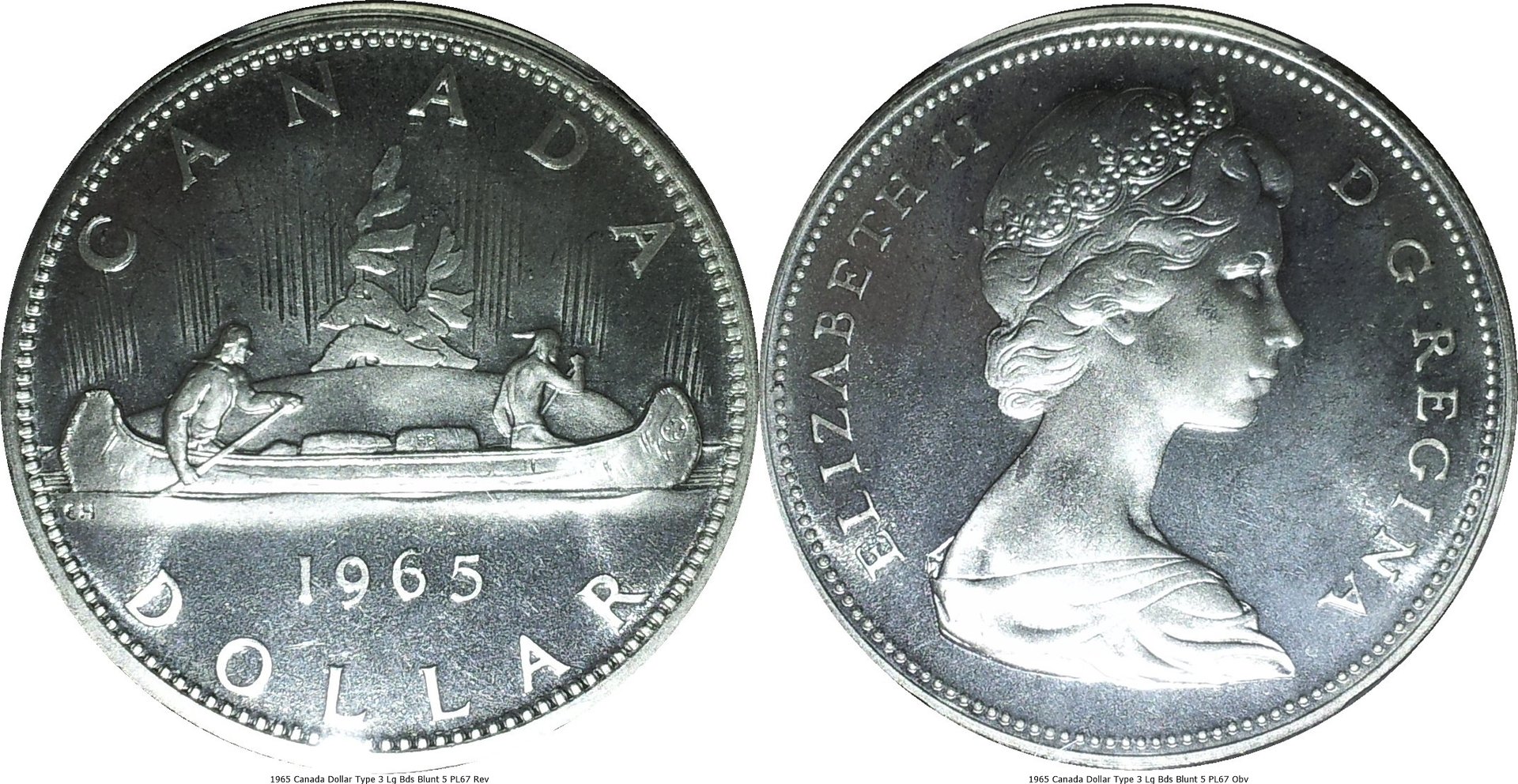 1965 Canada Dollar Type 3 Lg Bds Blunt 5 PL67 -tile.jpg