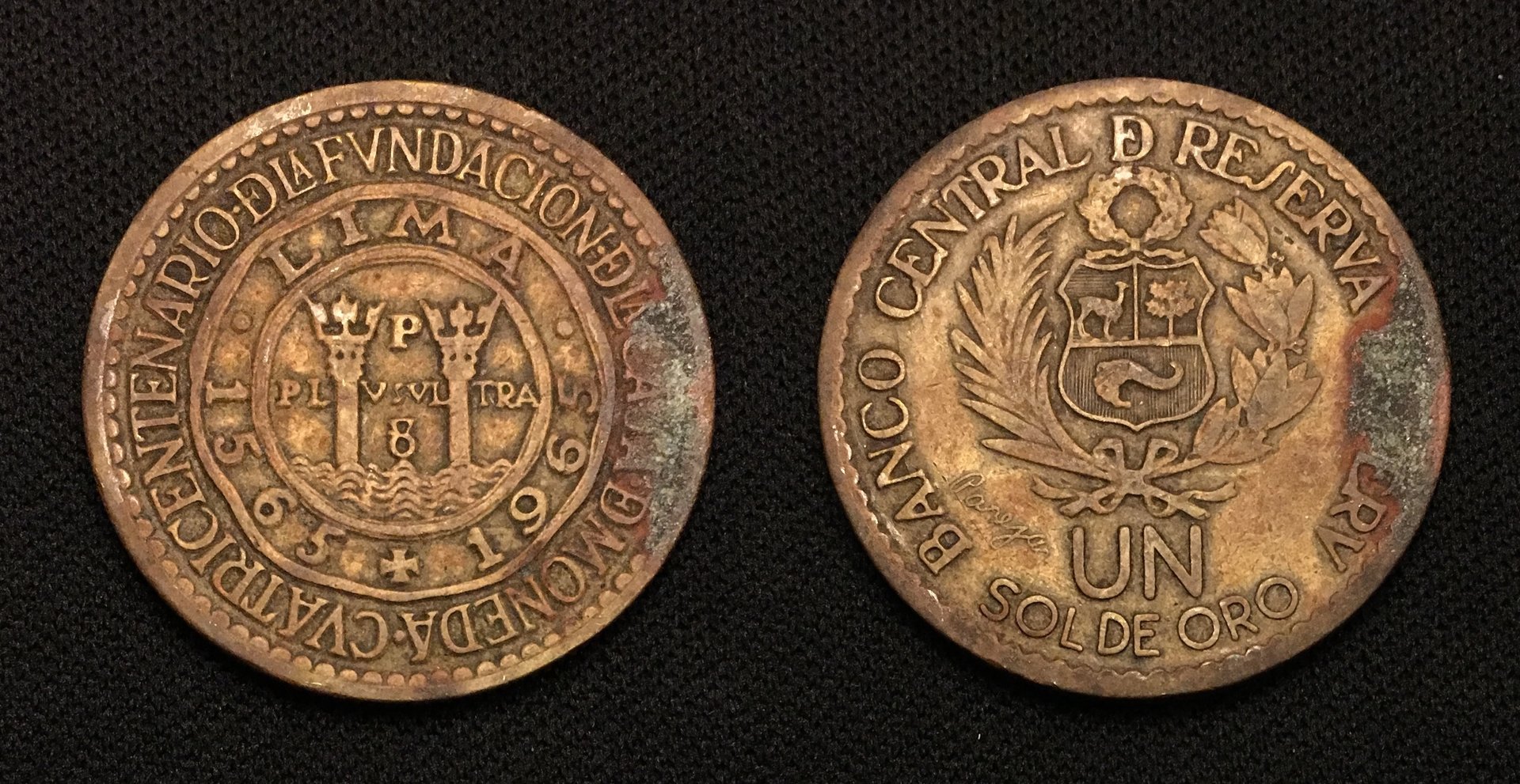 1965 CE 1 Sol de Oro '400th Anniversary of the Foundation of La Casa de Moneda' S1 Combined.jpg