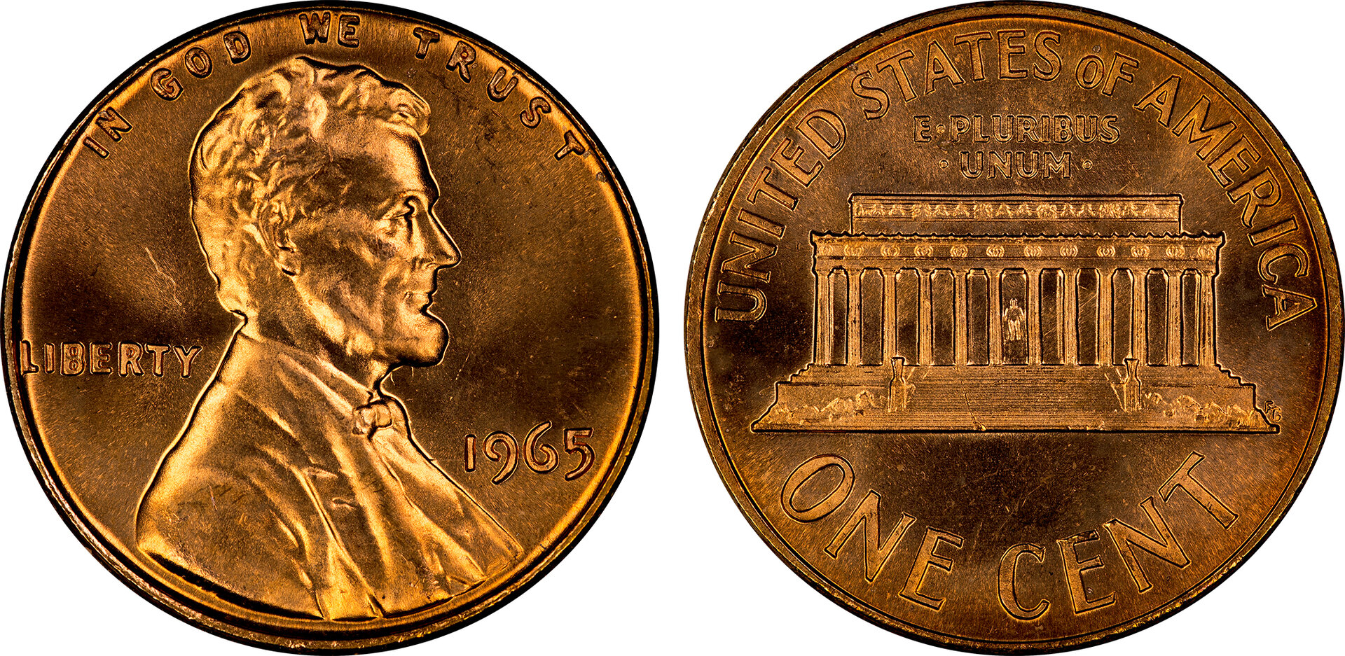 1965 SMS Lincoln Cent (Die Clash).jpg