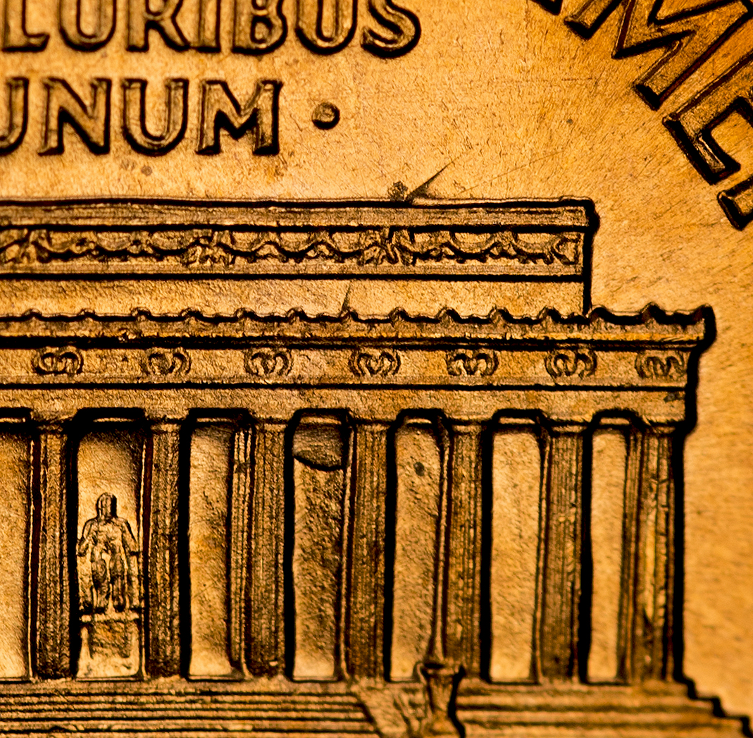 1965 SMS Lincoln Cent (Die Clash) - Lincoln Memorial.jpg