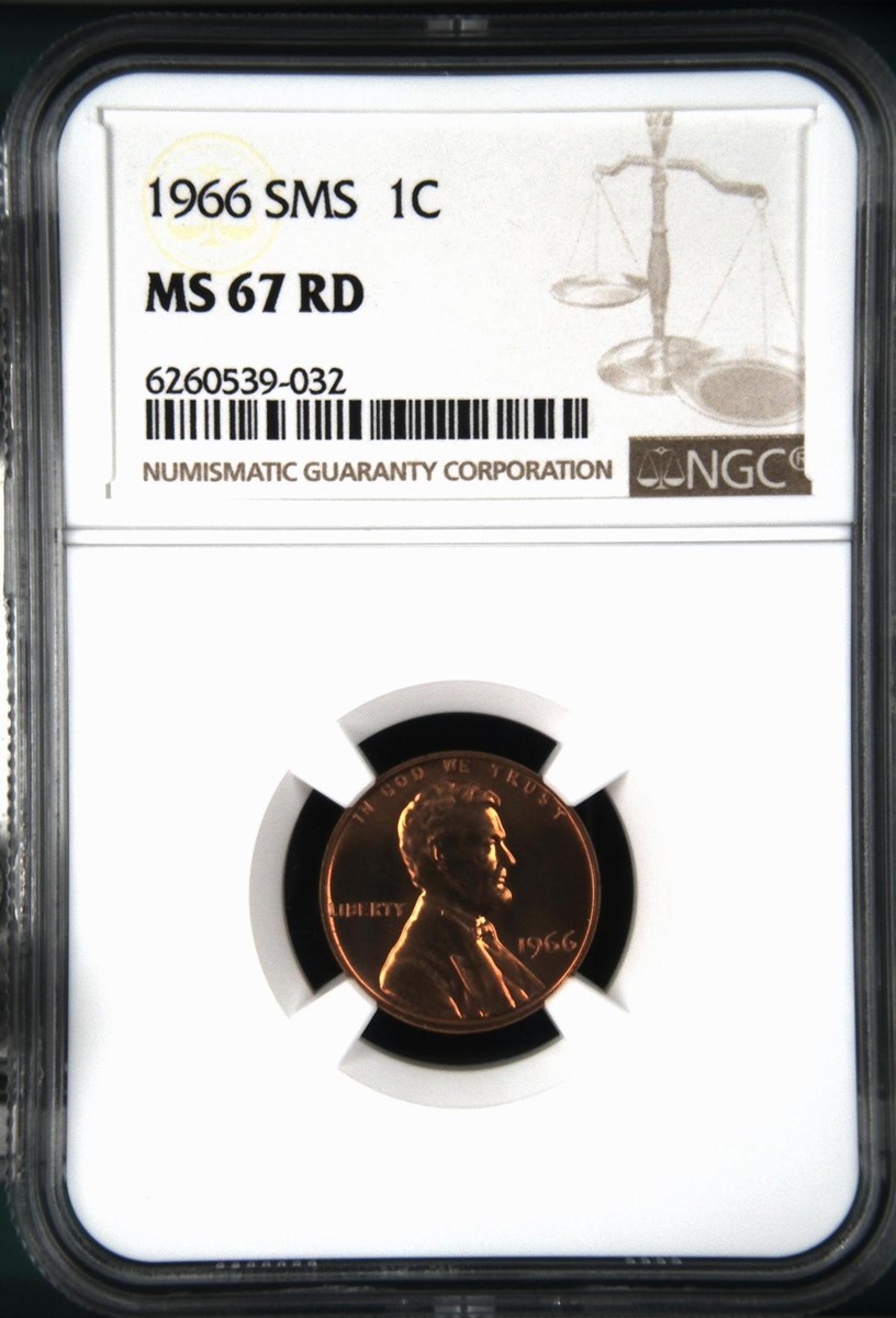 1966 1C MS67 RD SMS NGC 6260539-032 Slab Obverse.jpg