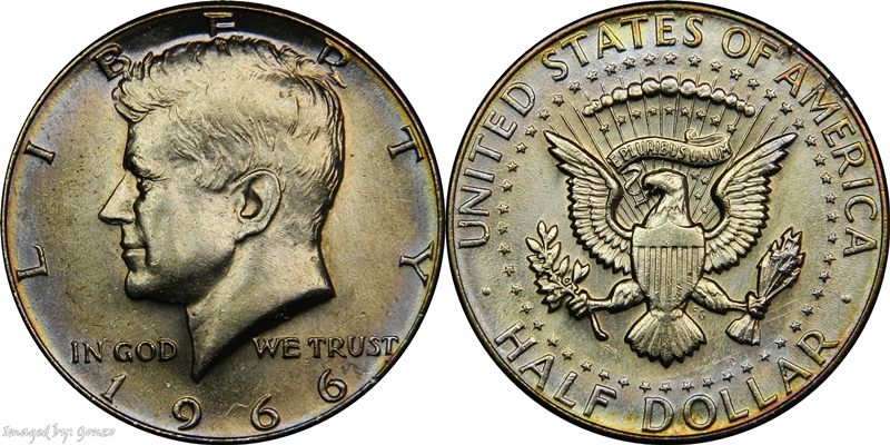 1966 Kennedy Half Dollar Coin 2 Combo 1.jpg