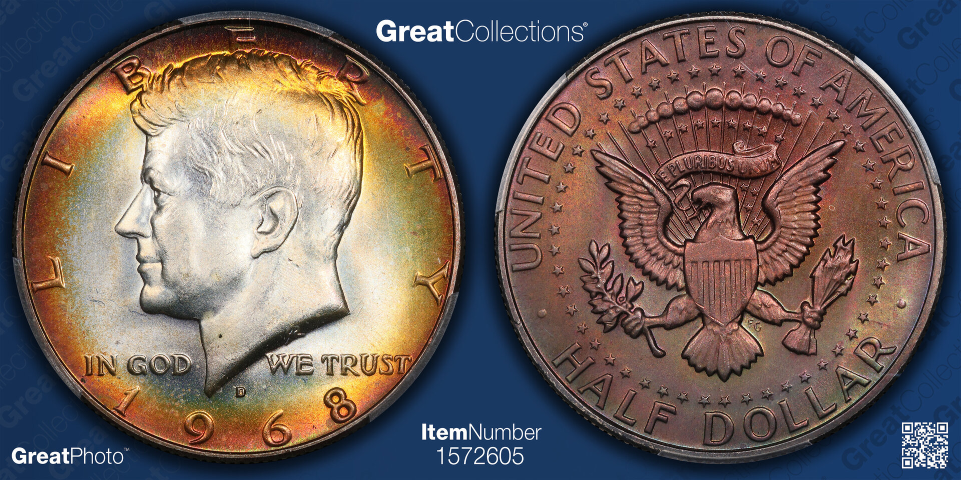 1968 D 50C HALF DOLLARS - KENNEDY PCGS MS65 40383095 GC GreatPhoto.jpg