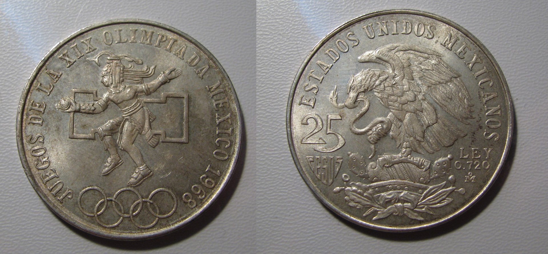 1968 Mexico 25 Pesos 2.jpg