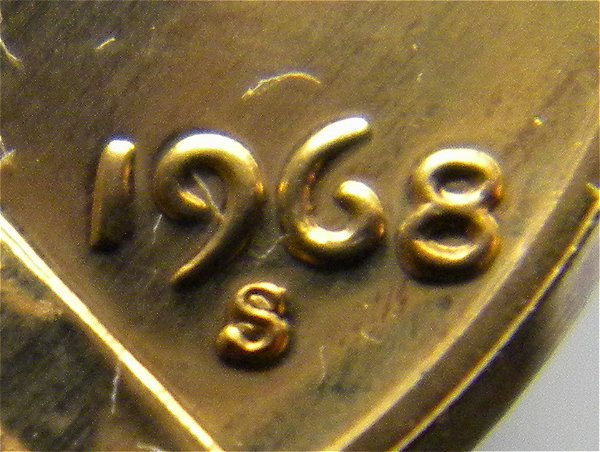 1968 S Lincoln Proof Penny (Close Up0.jpg