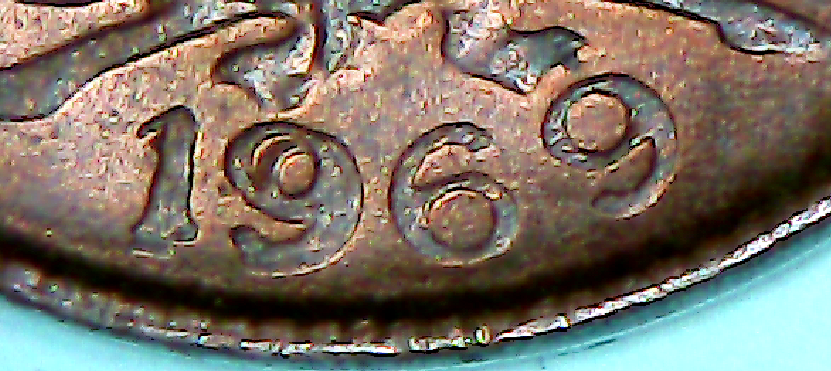 1969 1 centavo colombia repunched date error.png