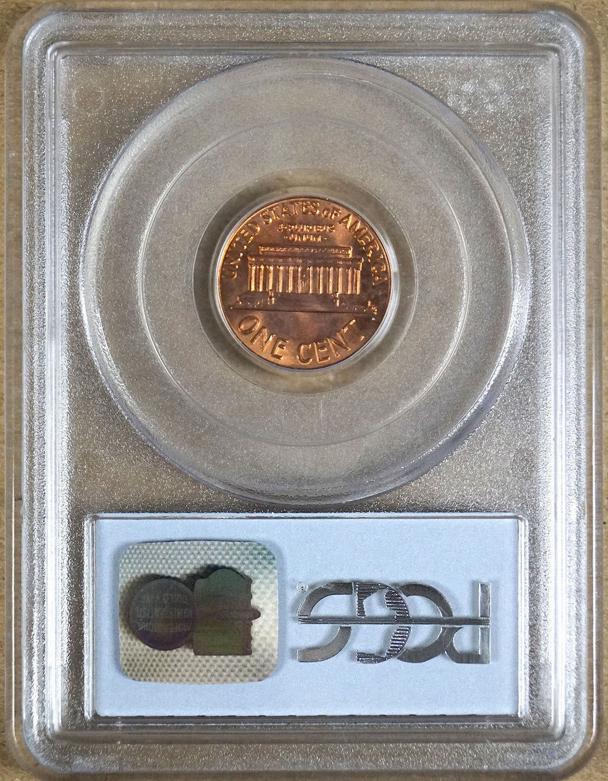 1969P 1C MS66 RD PCGS 90114759 Slab Reverse (dean-coldwater).jpg
